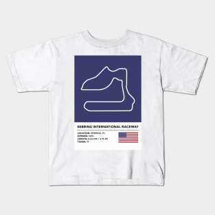 Sebring International Raceway [info] Kids T-Shirt